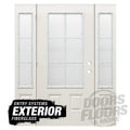 Exterior Entry with Sidelights Fiberglass Doors