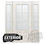 Exterior Entry with Sidelights Fiberglass Doors