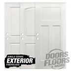 Exterior Prehung Single Fiberglass Doors