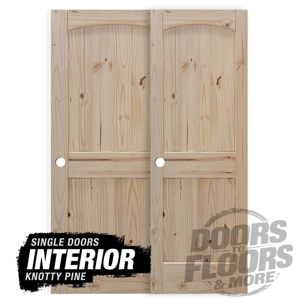 Interior Prehung Single Knotty Pine Doors
