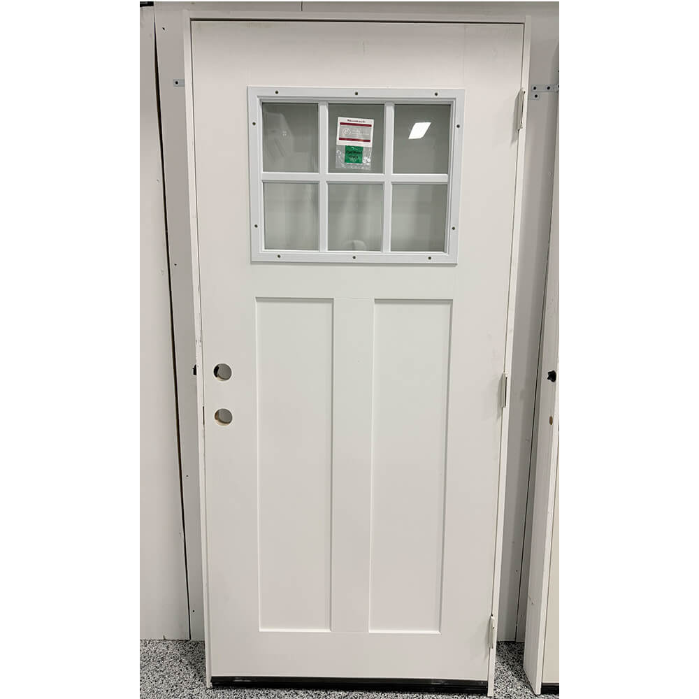 Exterior Prehung Single Fiberglass Doors