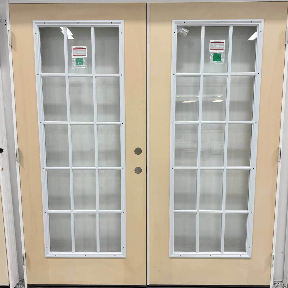 Exterior Prehung Double Fiberglass Doors
